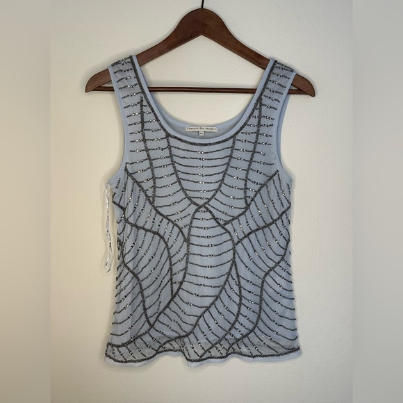 Search for Sanity Tops - Search for Sanity Beaded Tank